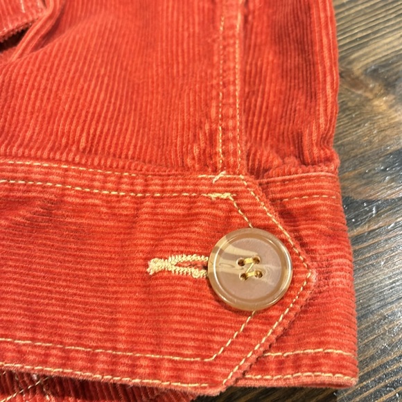 Tulle orange corduroy jacket - Picture 5 of 10